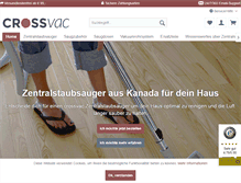 Tablet Screenshot of crossvac.de